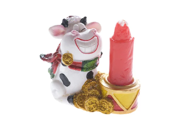 Brinquedo de vaca — Fotografia de Stock