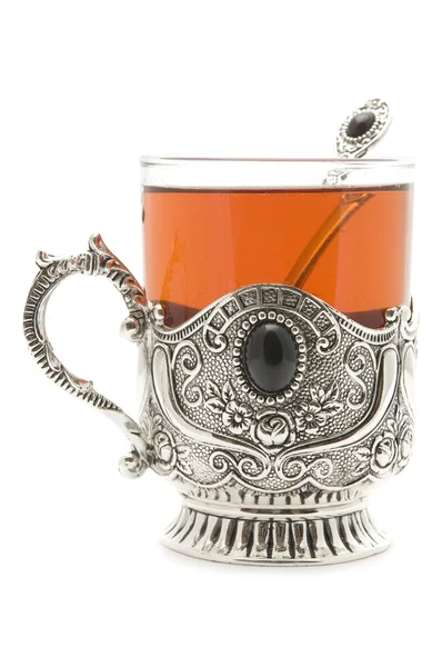 Чашка чаю крупним планом — стокове фото