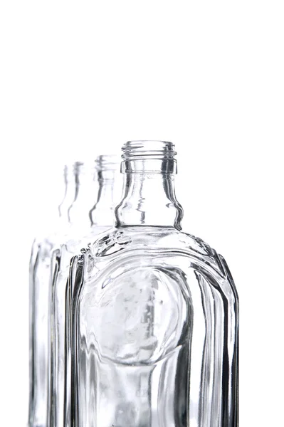Lege shtof voor wodka closeup — Stockfoto