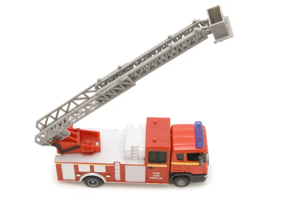 Motor de bombeiros em branco — Fotografia de Stock