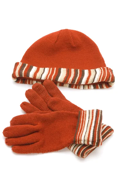 Gloves and cap — Stock Photo, Image