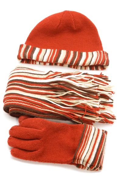 Rękawiczki i szalik — Zdjęcie stockowe