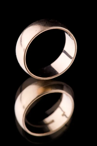 Golden ring close up — Stock Photo, Image