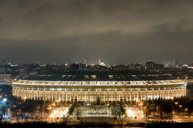 Moscow olympic stadium clipart