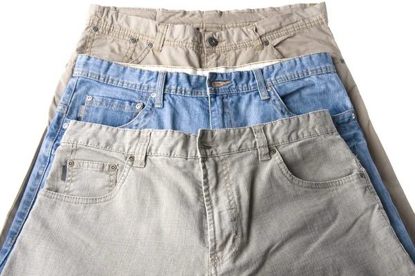Macro di jeans — Foto Stock