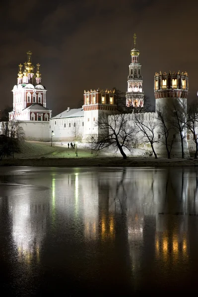 Closeup klášter Novo-devichiy — Stock fotografie