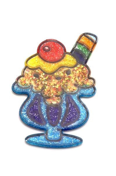 Painting toy icecream — Stock Photo, Image