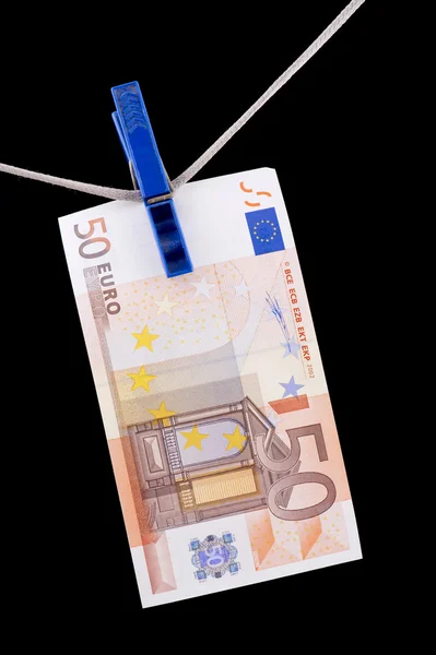 Moneda de papel euro —  Fotos de Stock
