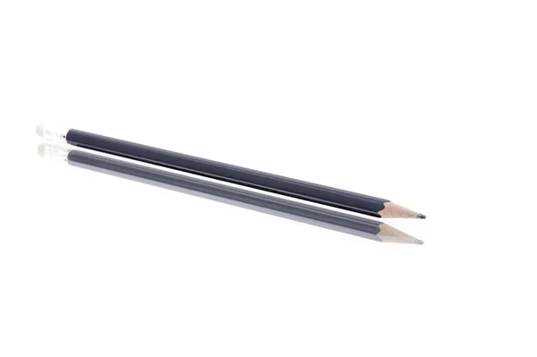 Bleistift auf Weiß — Stockfoto