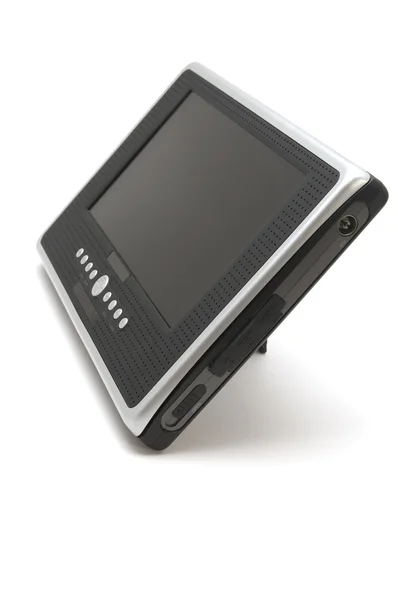 Portable tv on whit background — Stock Photo, Image