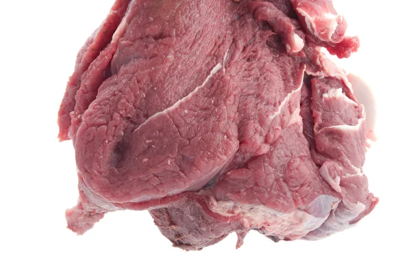 Closeup Syrové hovězí maso — Stock fotografie