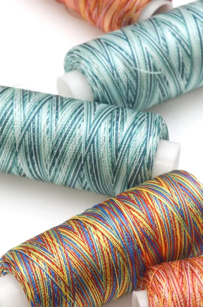 Sewing rolls macro — Stock Photo, Image