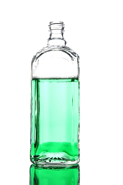 Shtof for vodka with liquid — Stock Photo, Image