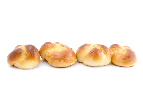 Pan pequeño sobre fondo blanco — Foto de Stock