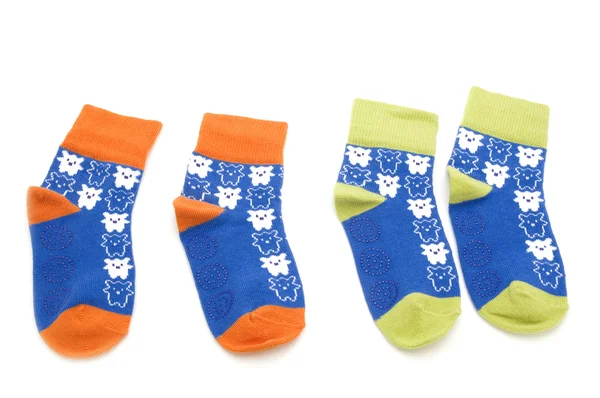 Socks on white background — Stock Photo, Image