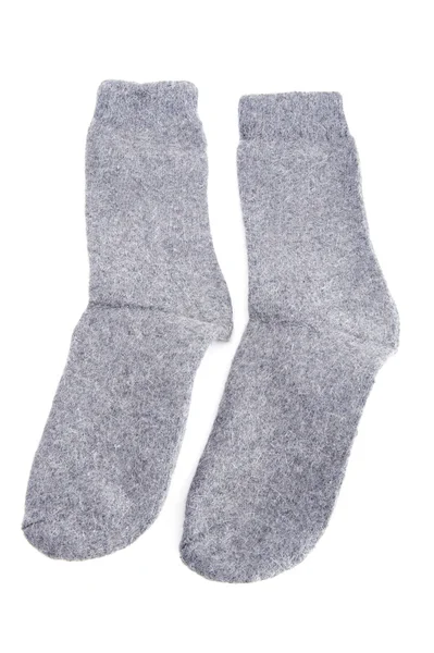 Socken auf weißen Nahaufnahme — Stockfoto