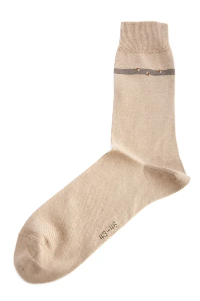 Κάλτσες σε λευκό μακροεντολή — Φωτογραφία Αρχείου