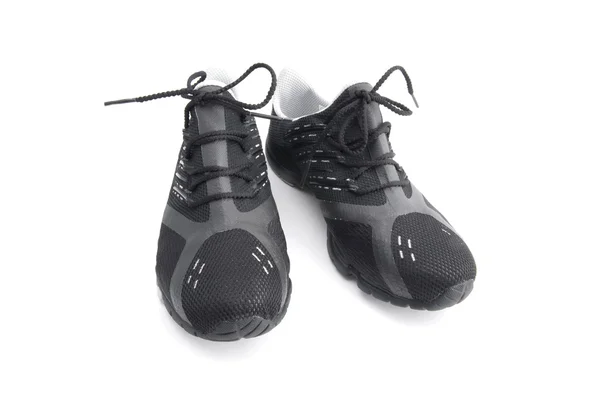 Esporte sapatos de perto no branco — Fotografia de Stock