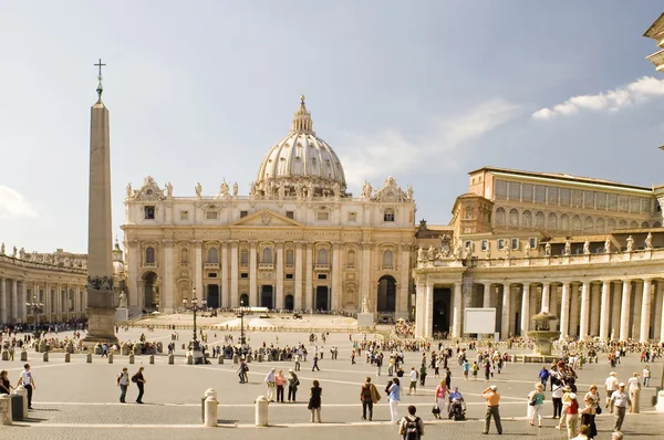 在罗马圣彼得大教堂 — 图库照片