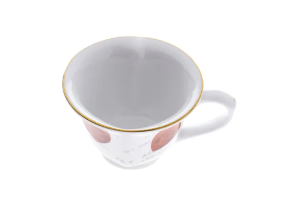 Tea csésze fehér háttér — Stock Fotó