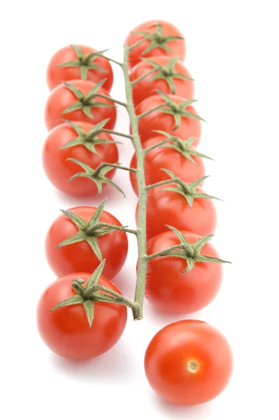 Tomato on white close up — Stock Photo, Image