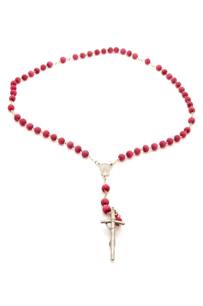 Vatican beads with cross — Stock Photo, Image