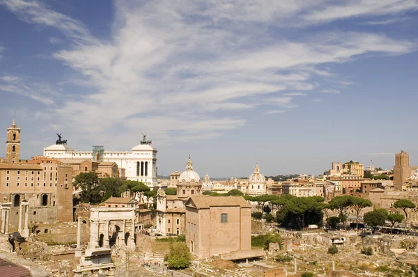 Vista del Foro en Roma — Foto de Stock