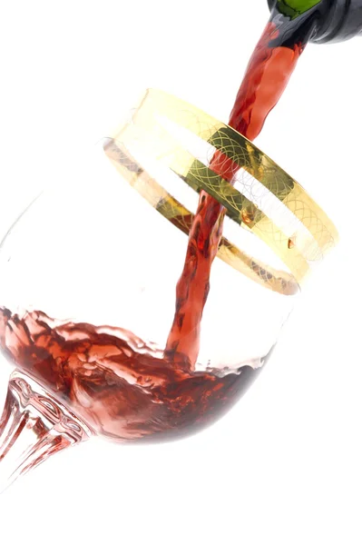 Vinho com fecho de vinho — Fotografia de Stock