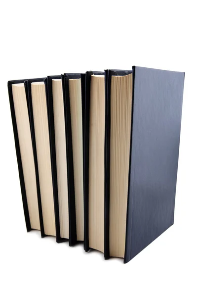 Books on white close up — Stock Photo, Image