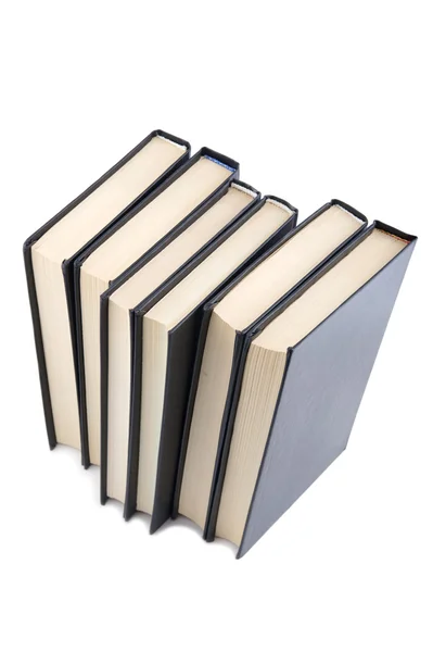 Bücher auf weißem Hintergrund — Stockfoto