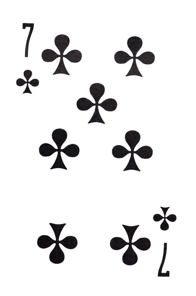 Black card on white background macro — Stock Photo, Image