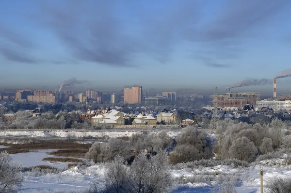 Koude winter van Moskou — Stockfoto