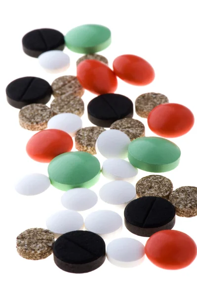 Comprimidos de color — Foto de Stock