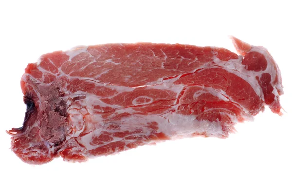 Taglio carne di maiale da vicino — Foto Stock