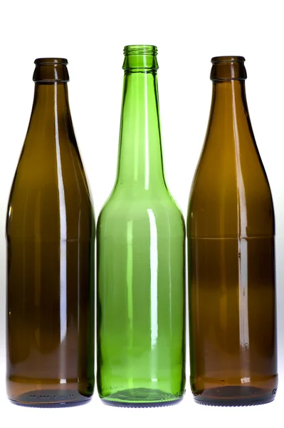 Botella de color vacía — Foto de Stock