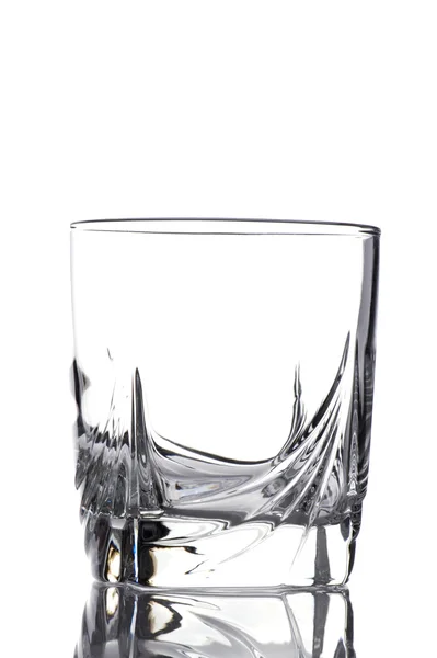 Whiske 为空的玻璃 — 图库照片