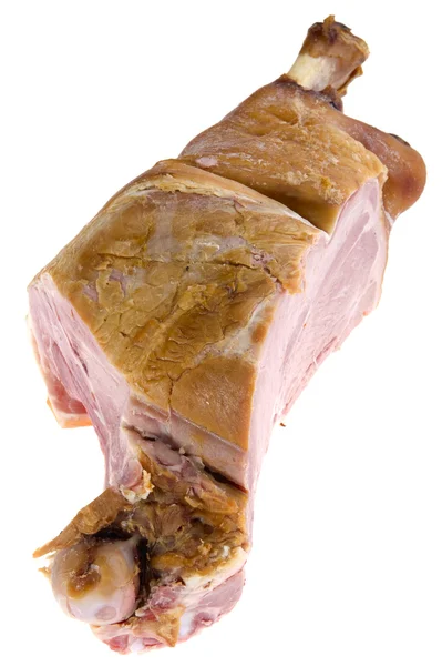 Tütsülenmiş jambon pork kemik üzerinde — Stok fotoğraf