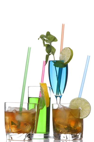 Glas Whisky und Cocktail — Stockfoto