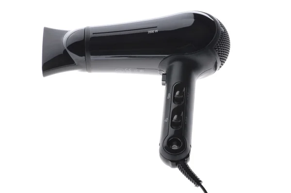 Hair dryer on white close up — Stock Photo, Image