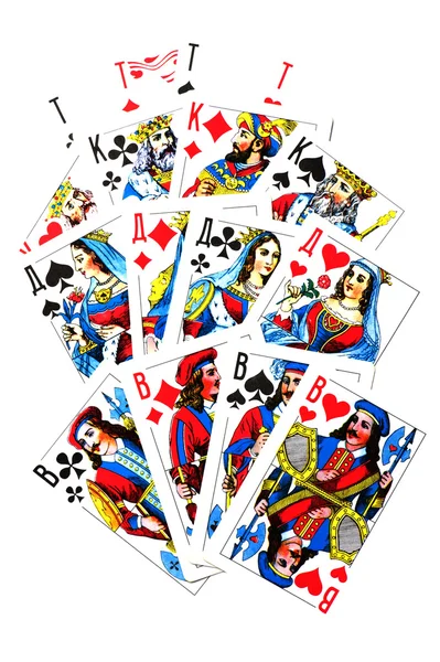 Volný karetní hra makro — Stock fotografie