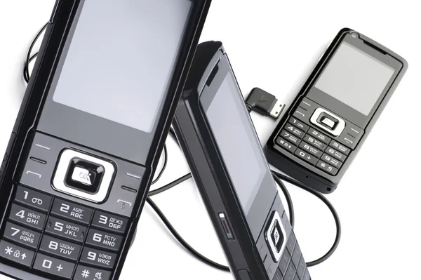 Set mobiele telefoon — Stockfoto