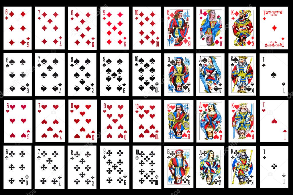 Set of playing card close up — Stock Photo © Garry518 #2336438
