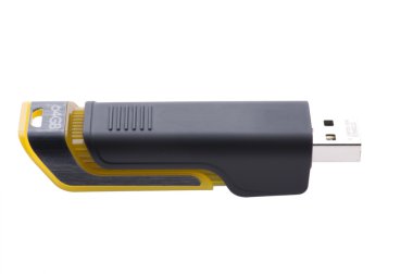 USB flash üzerine beyaz