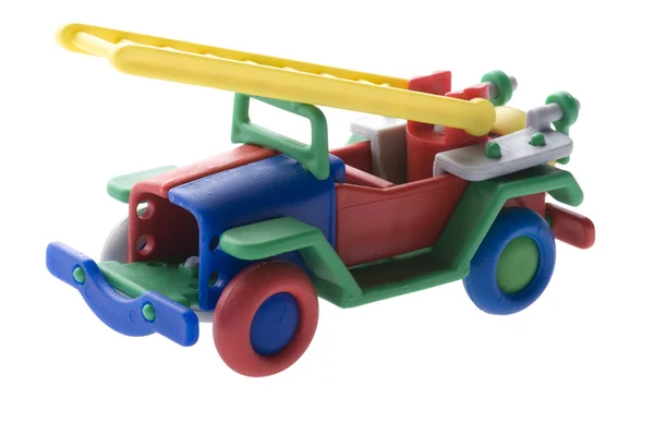 Speelgoed brandweerwagen close-up — Stockfoto