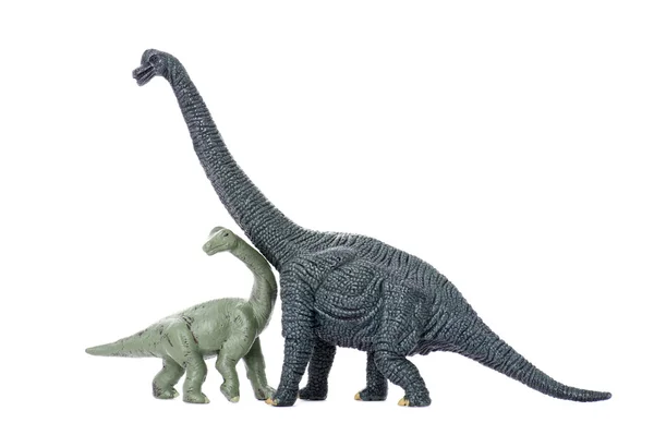 Два динозавра — стокове фото
