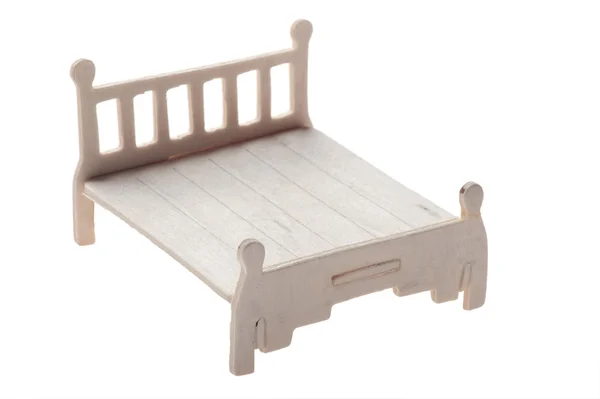 Κρεβάτι ξύλινο παιχνίδι — Φωτογραφία Αρχείου