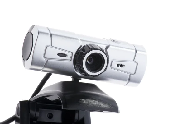 Kamera internetowa na biały — Zdjęcie stockowe