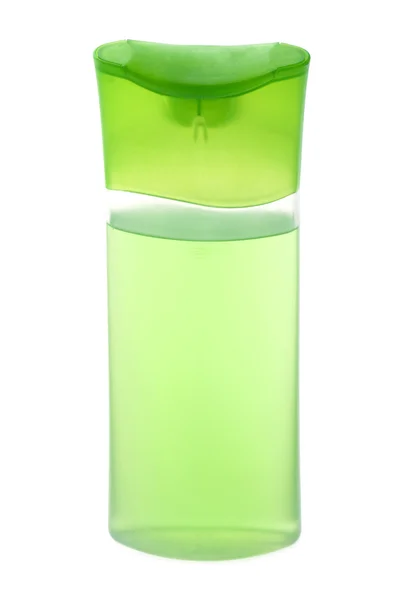 Shampoo bottle macro — Stock Photo, Image