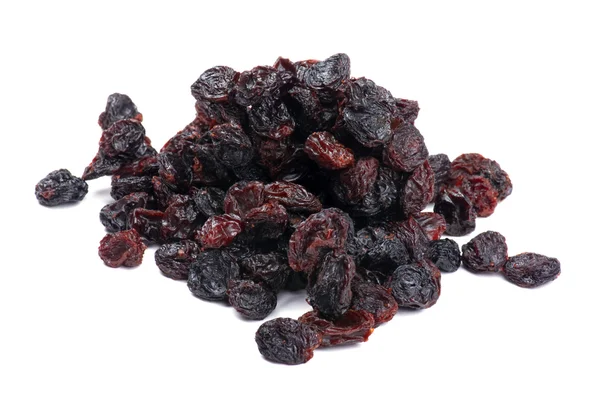 Dark raisin on white background — Stock Photo, Image