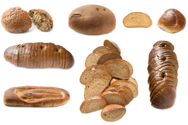 Bun with bread — Stock Photo, Image
